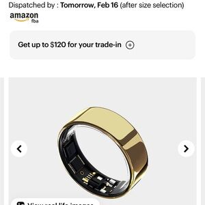 Ultrahuman Air Gold Smart Ring